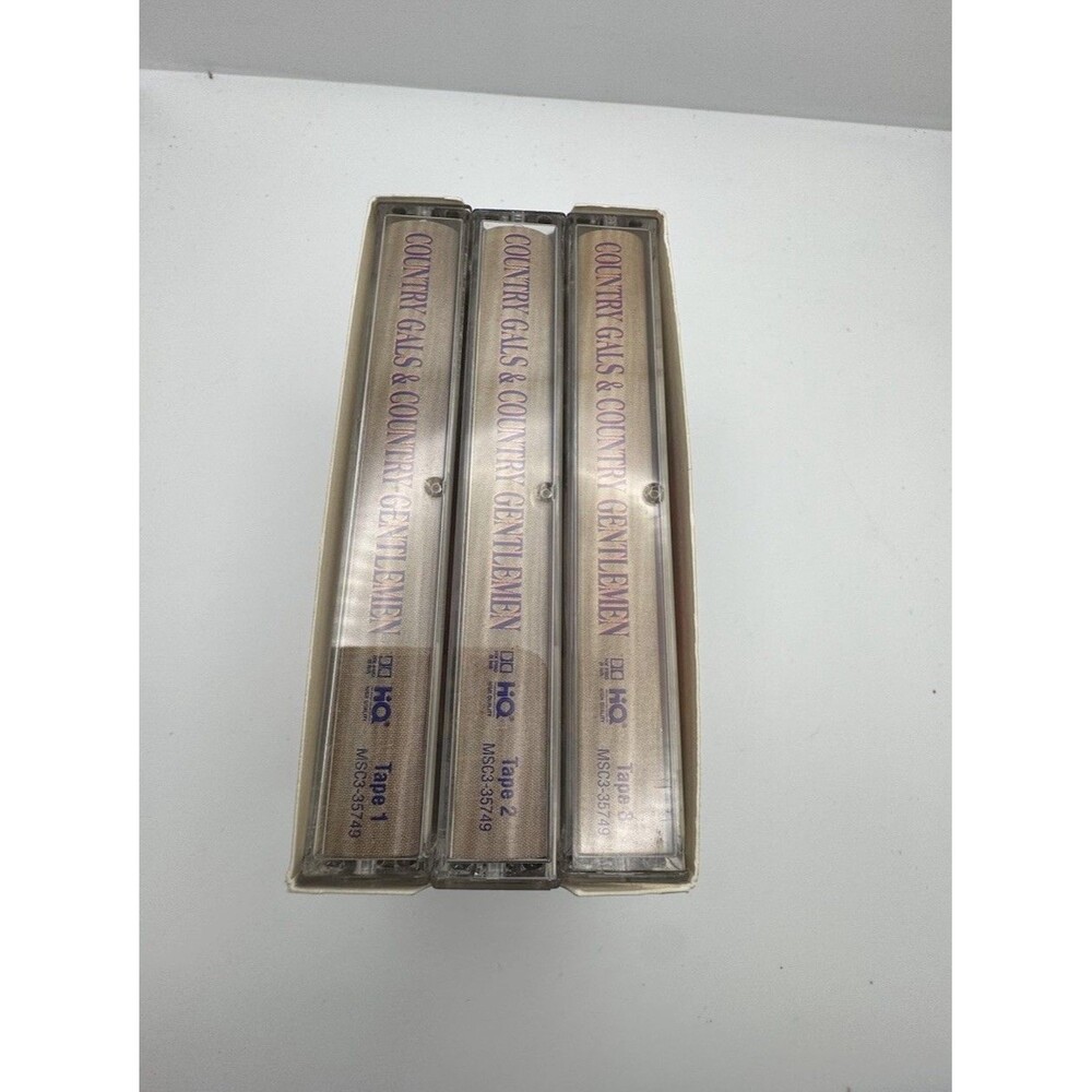 Country Gals Country Gentlemen 3 Cassette Tape Set Country Hits